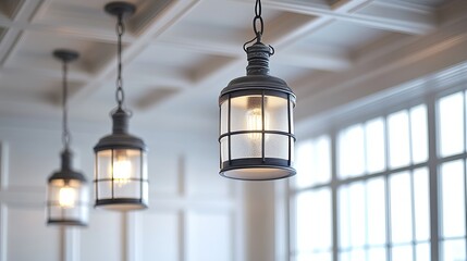 Elegant Contemporary Light Fixture Hanging Gracefully from a Modern Ceiling Illuminating a Stylish Interior Space with Warm Glow Creating an Inviting and Cozy Atmosphere for All