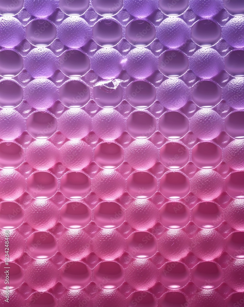 Poster soft violet blending into pink bubble wrap gradient texture background