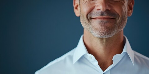 Fototapeta premium Bearded Man with a Smile