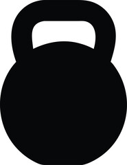 Kettlebell icon. Weight icon, training equipment flat vector icon for exercise