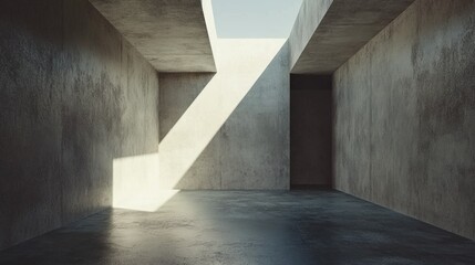 Obraz premium Modern Minimalist Architecture Interior