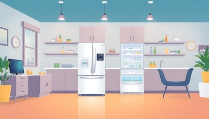 Modern Smart Home with Connected Appliances