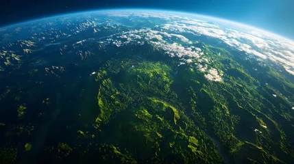 Earth at Night: A Satellite View of City Lights and Clouds