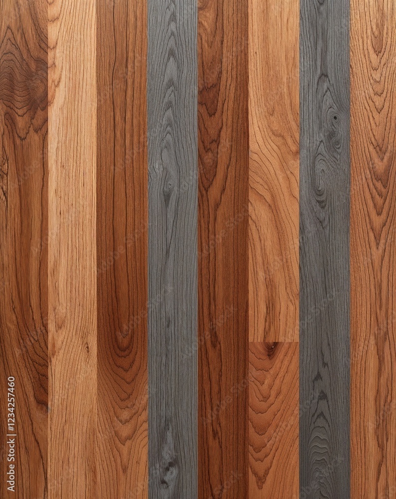 Poster honey oak smoothly transitioning into medium teak wood grain gradient texture background