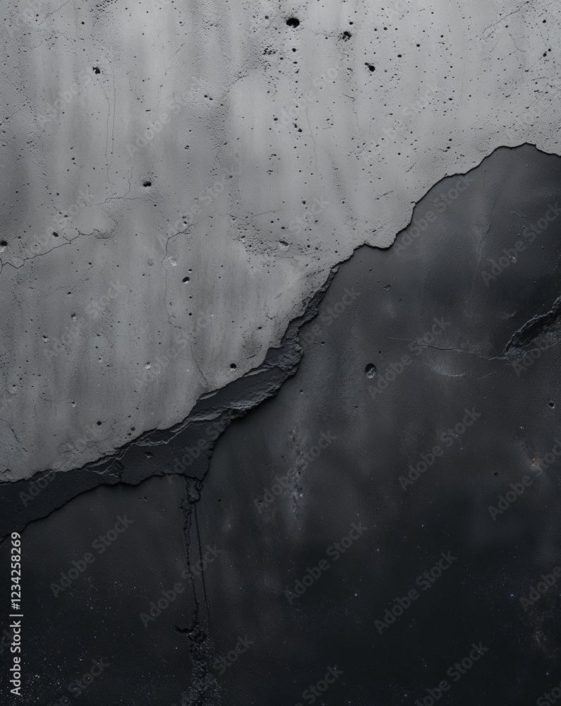 Poster light gray shifting into charcoal black smooth concrete gradient texture background