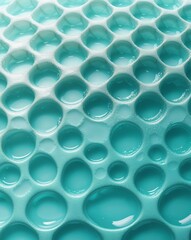 Pale turquoise fading into light aqua bubble wrap gradient texture background