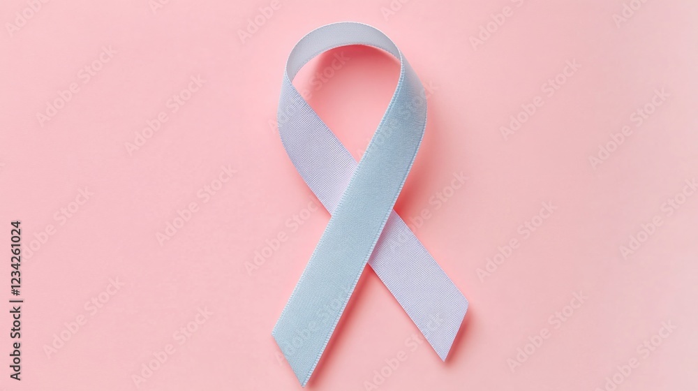 Poster a pink background with a light blue ribbon, perfect for using as a decorative element or adding a to