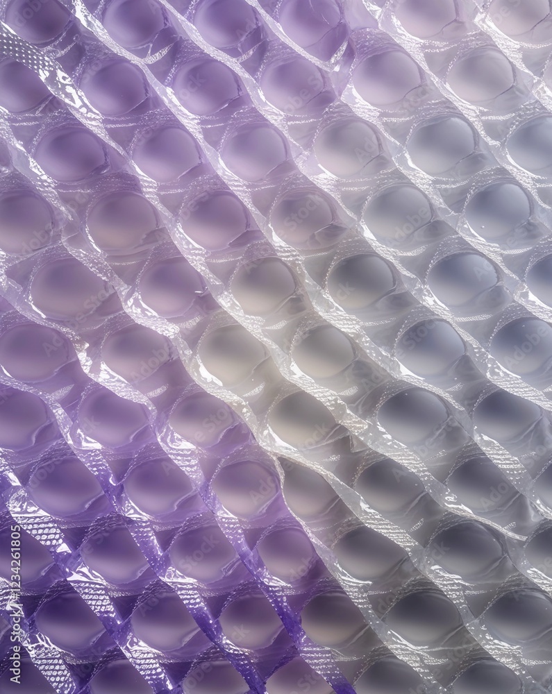 Poster soft lavender blending into light gray bubble wrap gradient texture background