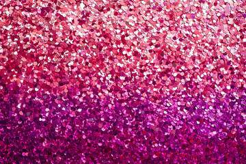 Obraz premium Sparkling pink glitter background creates a vibrant atmosphere for crafts and decorations in a cheerful setting
