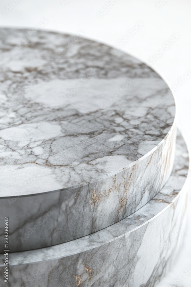 Poster close-up shot of a marble tabletop with intricate designs and patterns