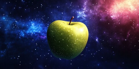 A Green Apple Floating in a Cosmic Nebula