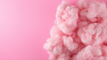 Fototapeta premium Abstract Pink Cloud Texture on Soft Pink Background