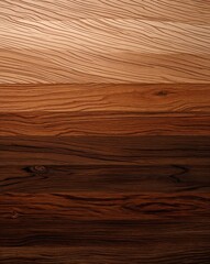 Naklejka premium Light oak blending into deep brown wood grain gradient texture background