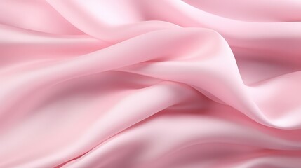 Soft Pastel Pink Fabric Texture with Subtle Waves and Draping, Ideal for Backgrounds in Elegant Designs and Creative Projects
