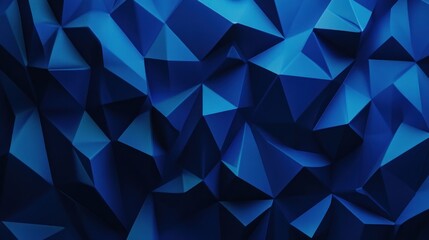 Obraz premium Abstract Blue Geometric Background