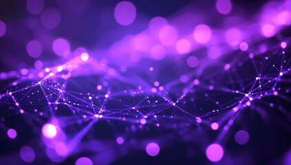 A purple line with many dots on it