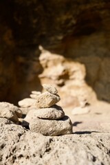 Tower of pebbles