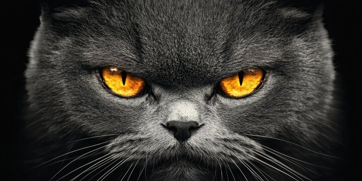 Angry Tabby Cat