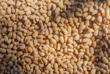 homemade natto fermented soy bean texture background.