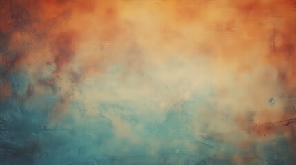 Obraz premium Abstract Toned Film Texture Background with Warm Earthy Shades of Orange and Blue for Creative Design and Artistic Projects