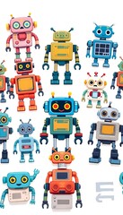 Fototapeta premium Toy Robots