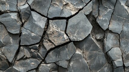 Fototapeta premium Cracked Earth - Texture of Dirt and Rocks