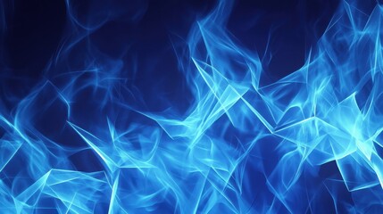 Abstract Blue Energy Flowing Design