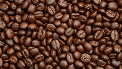Roasted coffee beans background texture image