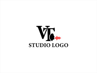 sound studio logo vector,