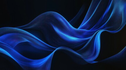 Fototapeta premium Abstract Blue Waves