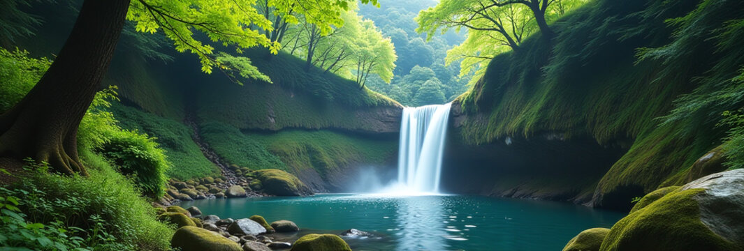 kikuchi valley features waterfall ray japanese