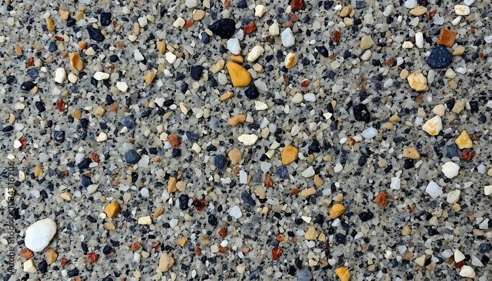 Aufkleber a multicolored aggregate stone surface texture