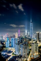 Obraz premium A cityscape photograph of Kuala Lumpur the capital city of Malaysia