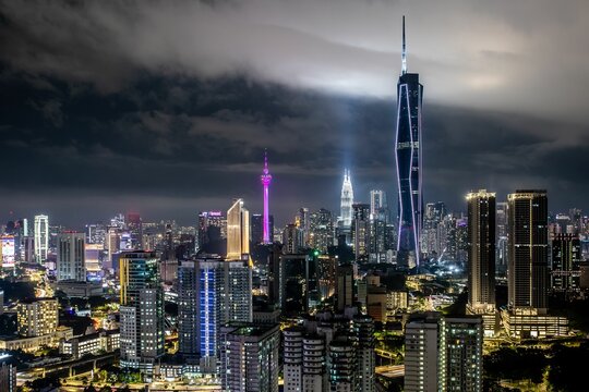 A cityscape photograph of Kuala Lumpur the capital city of Malaysia