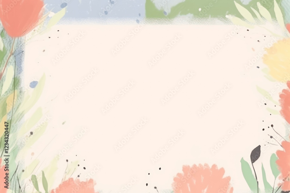 Aufkleber spring flower copy space backgrounds abstract pattern.