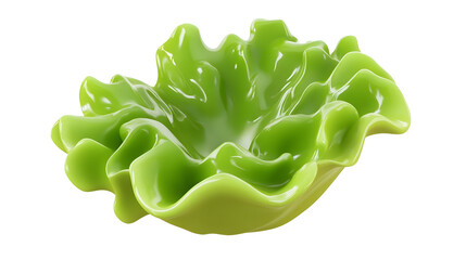 Obraz premium Vibrant Green Leaves in Elegant Organic Botanical Design
