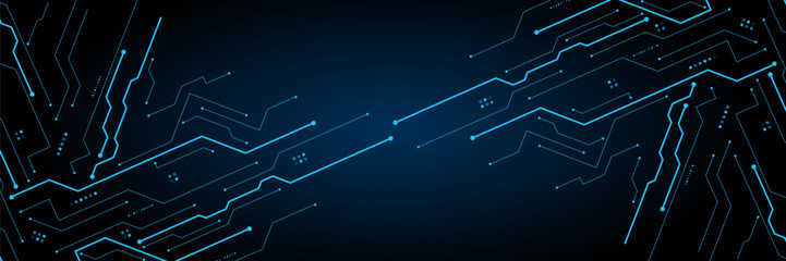 vector futuristic circuit board , Electronic motherboard , Communication and engineering concept , Hi-tech digital technology concept	
