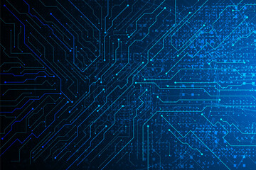 vector futuristic circuit board , Electronic motherboard , Communication and engineering concept , Hi-tech digital technology concept	
