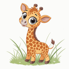 A giraffe