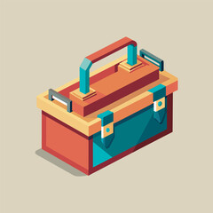 vector illustration of a factory