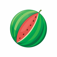 watermelon vector illustration