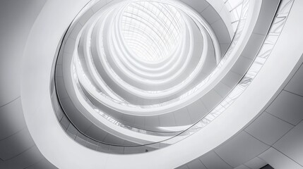 Obraz premium Spiral Architecture: A Modern marvel of design