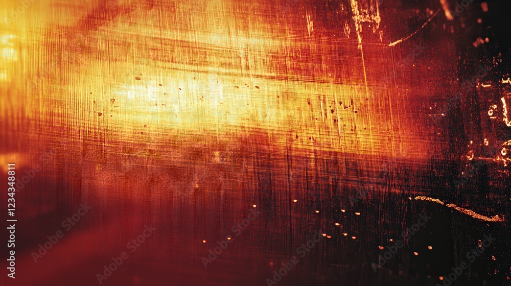 Aufkleber abstract film texture background in warm tones with unique visual effects and artistic flair for cre
