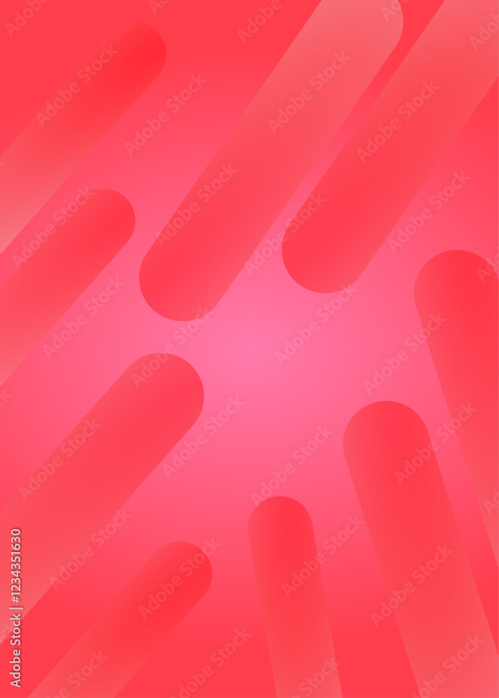 Poster modern abstract background with memphis elements in pink gradients for posters, banners and website 