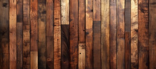 Rustic Wooden Wall Background With Rich Grain Texture And Warm Tones For Displaying Products