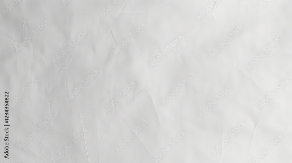 Poster crumpled white paper texture for creative background use in design projects and artistic presentatio
