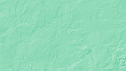Green crumpled paper texture. Recycled crumpled and folded craft paper texture as background. Crumpled white paper with copy space for text. 