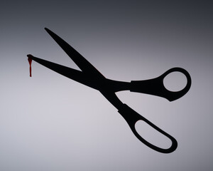 scissors isolated on white