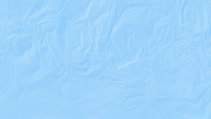 Abstract blue crumpled paper seamless texture. An abstract close-up of blue crumpled and creased paper texture background. 