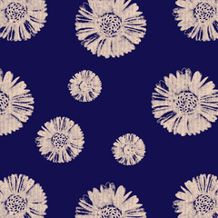 Hand Drawn Flowers and Leaves Line Pattern Watercolor Trendy Plan Trendy Color Cards Print On The Floor Home Textile Fabric Wallpaper Wrapping Cards Carpet Rug Background Fabric Linen Look Textures